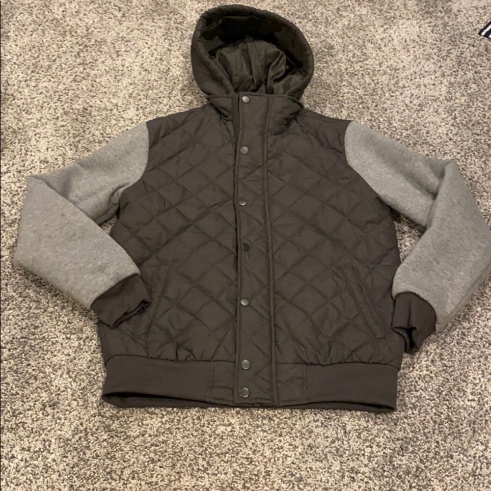 Ring of Fire quilted hoodie/jacket